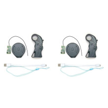 2X 2.4Ghz -Afstandsbediening Waterdicht Draadloos Opladen voor Accessoires voor Elektrische Surfplanken en Skateboardcontrollers
