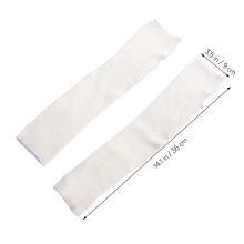 Warm Sleeves Fishing Warmers Covers For Arms Work Man White