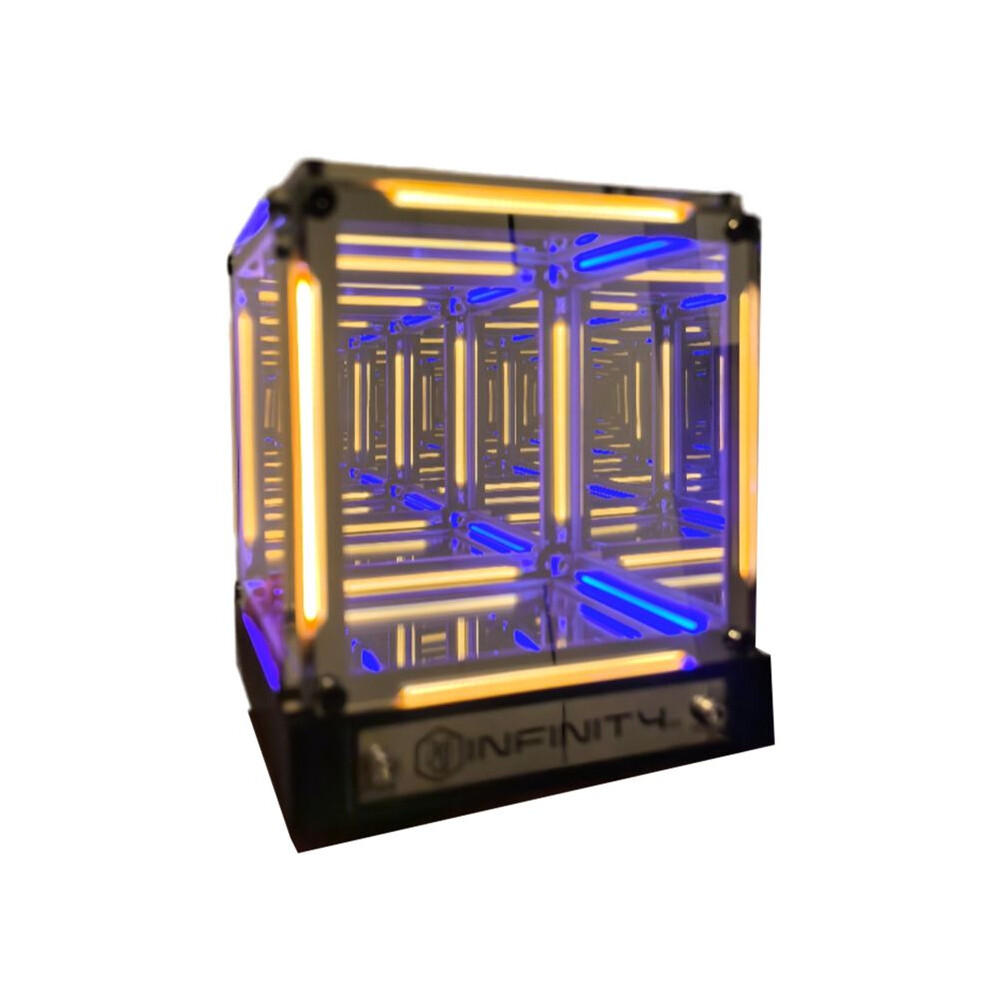Electric Game Atmosphere Lamp Four-Dimensional Space Handheld Creat Abyss Ornament For Desktop Science Consumers,C Light 6032368515623