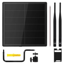 DIY 5W Zonnepaneel met Antenne voor RAK4631 SX1262 Zonne- Ontwikkelingsbord, Compatibel met voor LoRaWAN & Mesh/Meshcore 868MHz