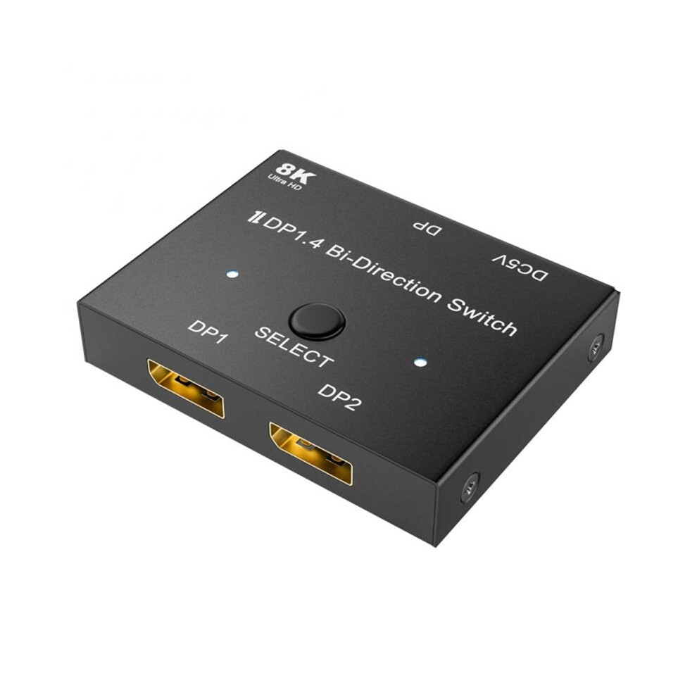 8K Switcher Dp2.0 Bidirectional 2-Input 1-Output Splitter 4K@240Hz Extended 1-To-2 6032418292573