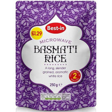 Bestin Basmati Microwave Rice 250g (Pack of 6)