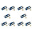 10X Ethernet/USB HUB HAT(B) for Raspberry Pi 4B/3B+/3A+/2B/Zero/Zero with Zero WH,with 1X RJ45 Ethernet Port 2