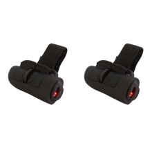 2X 2.4G Bezprzewodowa Mysz z PierśCieniem na Palec Ergonomiczna RęCzna Optyczna Mysz PodróżNa (Czarna)