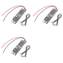 3X 12V PWM 2-3 Wire Fan Temperature Controller Speed Governor Display Module for PC Fan/Alarm, Blackhead Probe