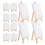 12Pcs Small Canvas With Decorative Easel For Diy Painting 1