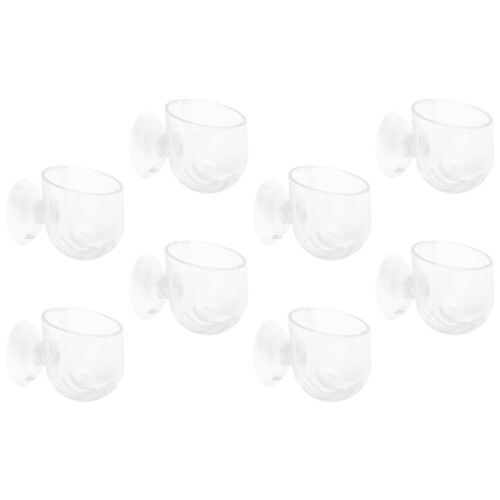 8Pcs Akvarieplantförare Plaströr För Plantering Fiskbädd