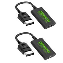 2X for to -Compatible Converter Digital Video Audio Adapter HDTV Projector TV Monitor for 480P 720P 1080P