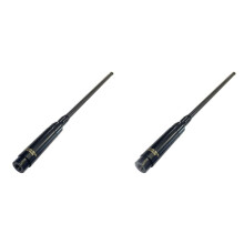 2X Antena Walkie Talkie 144/430 MHz Antena O Wysokim Wzmocnieniu Antena Teleskopowa SMA-Męska Antena do //TYT