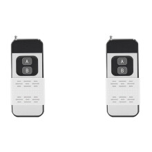 2X 433Mhz Draadloze Afstandsbediening 2 Knoppen 1000M Zender voor Licht / Gate / Garagedeur / Motor Controller