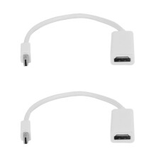 2X NOUVEAU Cable Adaptateur de Port D'Affichage Vers Convertisseur de Port D'Affichage DP pour Haute Qualite pour