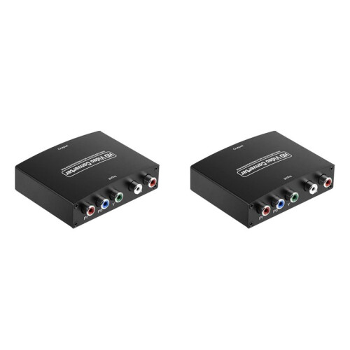 2X Convertitore da Ypbpr un  Component un HD Compatibile con  Convertitore da Ypbpr+L/Raudio un  Compatibile
