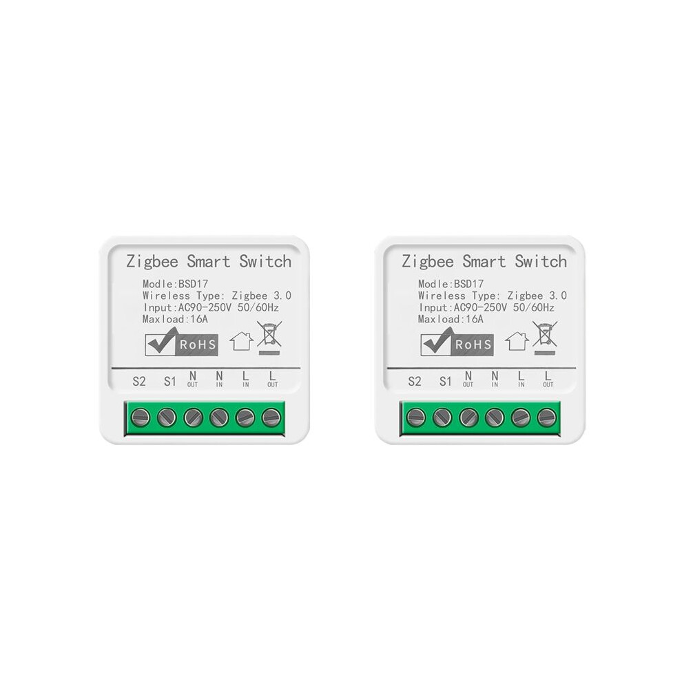 2X Tuya Tuya 16A Zigbee Cassette App Mobile Phone Remote Voice Timing Alexa 6033116368881