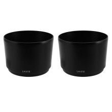 2X Lens Haube für  M.Zuiko Ed 75-300Mm F / 4.8-6.7 Lh-61E Schwarz