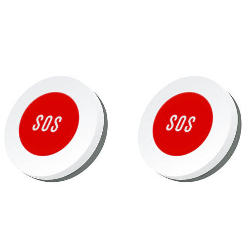 2X Tuya  ZigBee SOS Button Sensor Alarm Elderly Children Alarm Emergency Help  Tuya  Life Remote Control