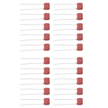 250V 0.1uF 10% Metallized Polyester Film Capacitors 20 Pcs