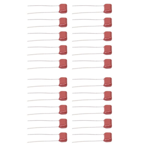 250V 0.1uF 10% Metallized Polyester Film Capacitors 20 Pcs