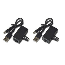 2X PWM Speed Controller 4Pin Fan Speed Controller USB TYPE-C Power Supply DIY Water-Cooling for 4-Wire 12v Fan/Pump