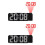 2X 180 Rotation Projection Alarm Clock 12/24H LED Digital Clock USB Plug-in Ceiling Projector Alarm Clock (White) 2