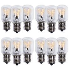 Mikrowellen GlüHbirne 40W E17 125V Ersatzteil Genaue Passform für  Mikrowellen und Lavalampen - 12 Packung
