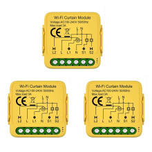 3X Tuya  WIFI Curtain  Module Connected Roller Shutters Blind Motor  Life APP Works with Alexa