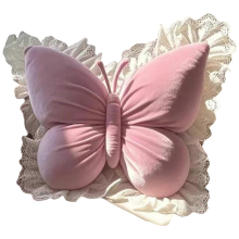 Princess Butterfly Office Pillow Living Room Bedroom Car Sofa Cushion Home Pillow Room Pink