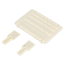 10 Inch ABS Tape Splicing Set for 1/4 and 1/2 Inch Cassette Tapes