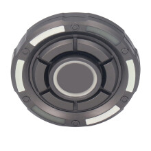 Round Metal Fingertip Gyroscope Toy for Anxiety Relief Grey