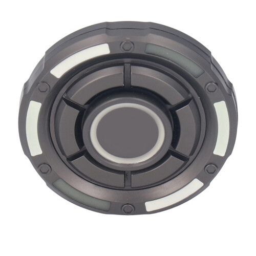 Fingertip Gyroscope Round Metal Toy Grey