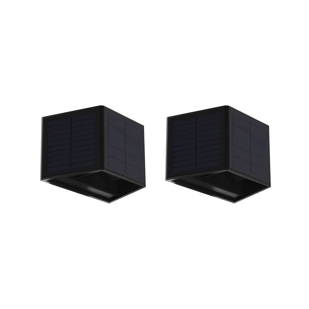 2X Solar Wall Light Outdoor -Down Lighting Led Lamp Solar Wall Washing Lights For Courtyard Garden Dimmable 6032101767111