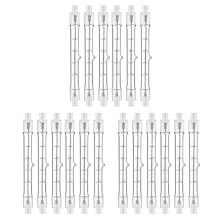 R7S Halogen Light Bulb 118mm 200W 230V Halogen Rod R7S Halogen Bulb R7S Dimmable Halogen Rod Lamp Lights 18Pack