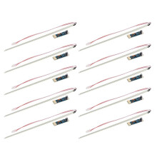 10X 315mm Kit de Bandes de RÉTroÉClairage RÉGlables pour ÉCran Large LCD de 15 Pouces, à IntensitÉ Variable et RÉGlage de LuminositÉ