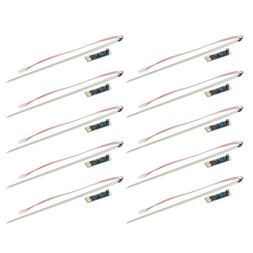 10X 315mm 15 Inch LCD Widescreen Dimmable Adjustable LED Lights Backlight Strip Kit