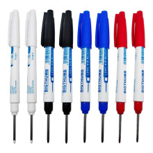 8Pcs Waterproof Deep Reach Markers, Long Nose in 2mm Tip, 30mm Reach Permanent Markers and Pens