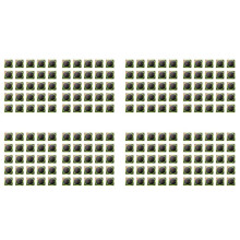 200Pcs/Set Hunting Targets 8x8 Inch Self Adhesive Paper Reactive Splatter Targets Stickers