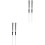 4Stk Weißer Draht Drum Stick Brush Mit Holzgriff Für Percussion 4