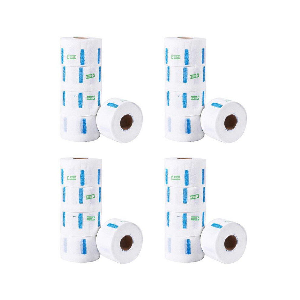 Zandonã Unisex 4X 5 Neck Hair Cutting Collar Ruffles Strip Roll Paper Hygiene Salon Barber Dispose