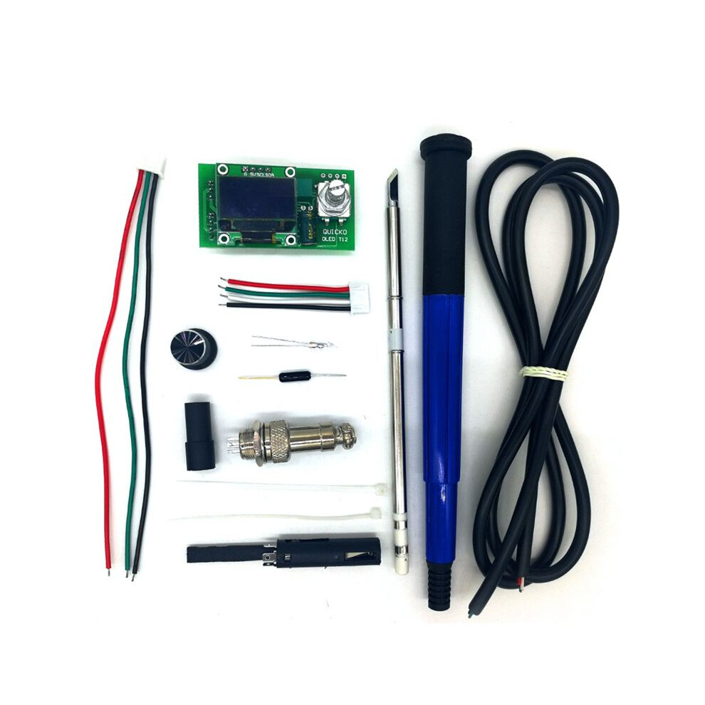 T12 Stc Oled Controller Digital Soldering Iron Station Diy Kits With Handle Use For T12 Tips 4711414799355
