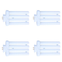 4X 220V 27W 4 Pin Rows 6500K Double-H Quad Tube Compact Fluorescent Lamp Light Bulb
