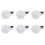 6X B22  Save LED Bulb Light Lamp 220V 3W Cool White New Imitate Ceramic) 1