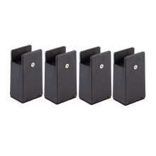 Adjustable Bed Risers 4In,Furniture Risers with Screw Clamp,4Pc Couch Risers for Furniture Thickness 0-1.6In for Table