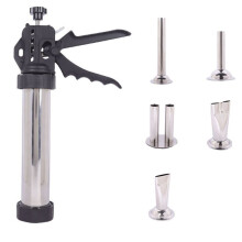 Ferramentas Manuais para Fazer Carne Seca de Aço Inoxidável com Enema, Máquina para Fazer Carne Seca e Salsichas, Perfeita para Fazer Carne Seca e