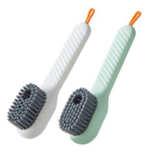 2 in 1 Multifunction Cleaning Brush, Cleaning Brush with Soap Dispenser, Multi Function Cleaning Brush (White+Green)