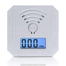 -Kohlenmonoxid-Detektor, CO-Monoxid-Alarm-Detektor mit Digitalanzeige und Akustischem Alarm für Zuhause, BüRo