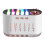 Voice-Controlled Air Humidifier, Silent Bedroom Aromatherapy Device with Dynamic Colorful Five-Hole Sprayers 1