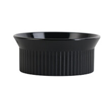 Kaffetamper för Moka Pot Rotary Pulver Dosering Ring Kaffe Distributör Leveler för 300ml Svart