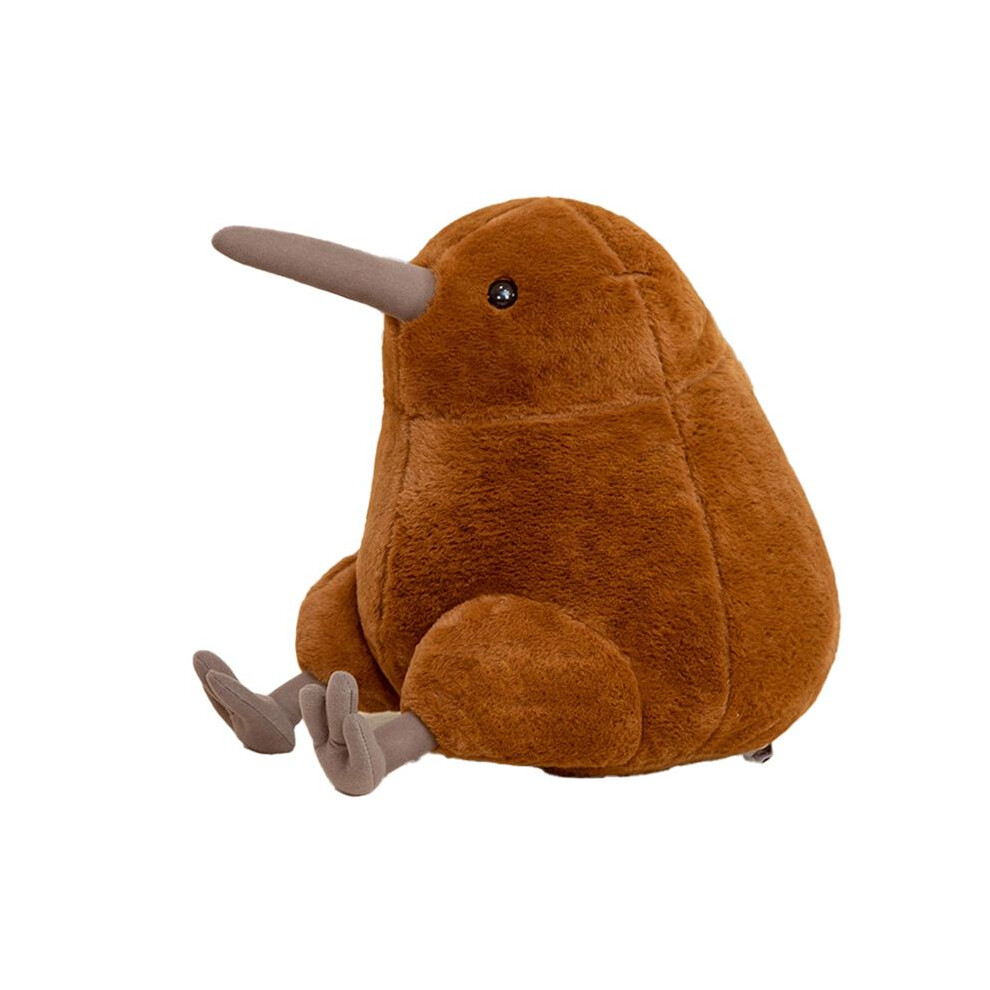 Lifelike Kiwi Bird Plush Toy Kiwi Bird Stuffed Body Pillow Large Realistic Sitting Kiwi Bird Plushie Gifts,B Gray 4711294714950
