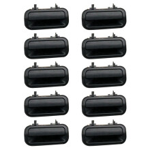 10X IZ1521106 Car Black Exterior Rear Right Door Handles Replacement for Rodeo Pickup 1998-2003