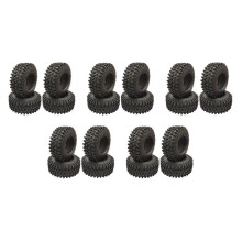 20PCS 1.9 Inch Rubber Tyre 1.9 Wheel Tires 108X40MM for 1/10 RC Crawler TRX4 Axial SCX10 90046 AXI03007
