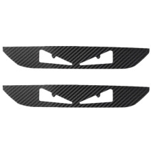 2X Adesivos de Acabamento de Luzes de Freio Montados em Alta Fibra de Carbono para  Compass 2011-2016 Grand Cherokee  Durango 2011-2020